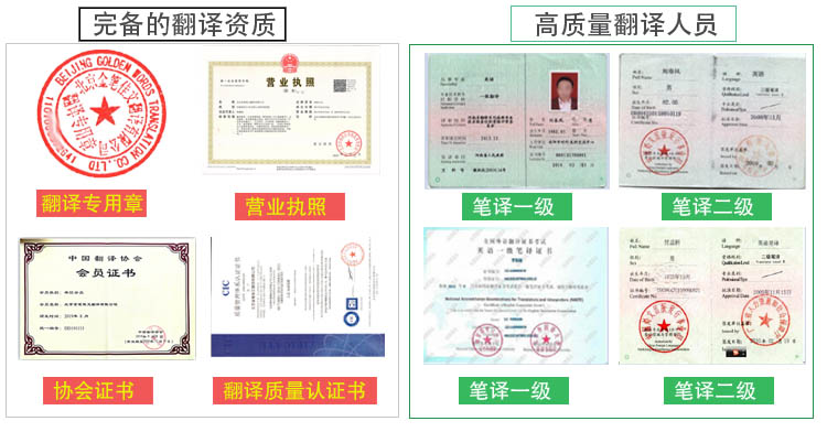 譬如,大家熟知的翻译资质包括:翻译专业,翻译学历证书,文化考试合格