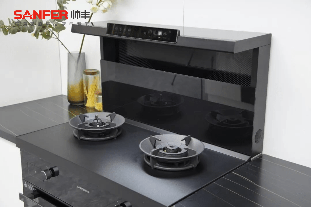 盖得力推帅丰集成灶新品【天机3】蒸烤同步集成灶_测试_烤箱_台面