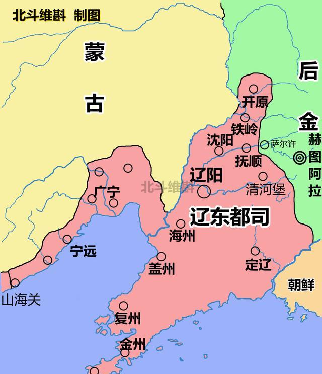 遼東爭奪戰:後金攻城掠地,明朝一錯再錯,東北邊防體系趨於瓦解_努爾哈