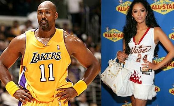 在瓦妮莎众多追求者中,就有科比前队友马龙的身影.