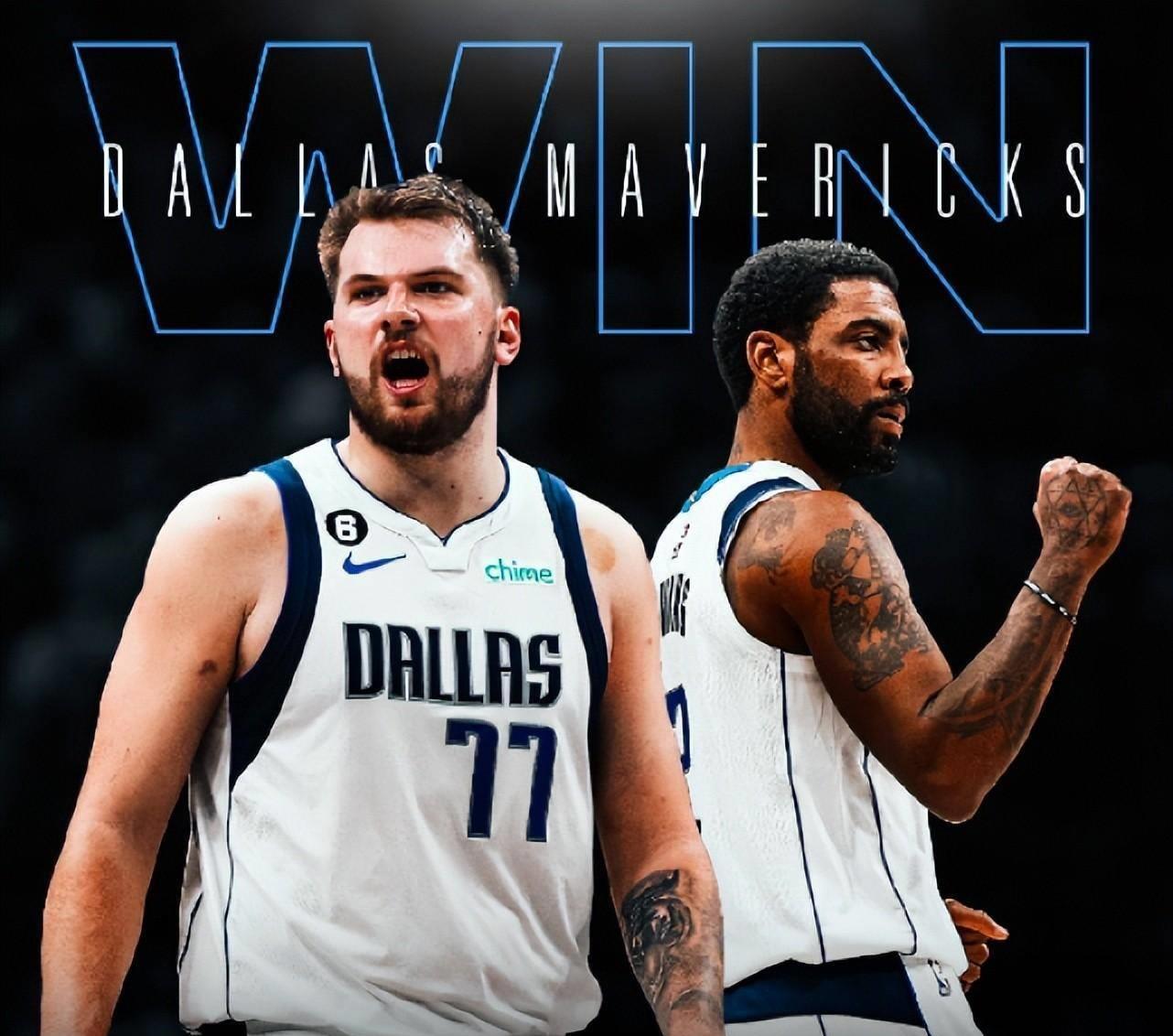 带队投进25记三分,最强双人组诞生_欧文_东契奇_独行侠