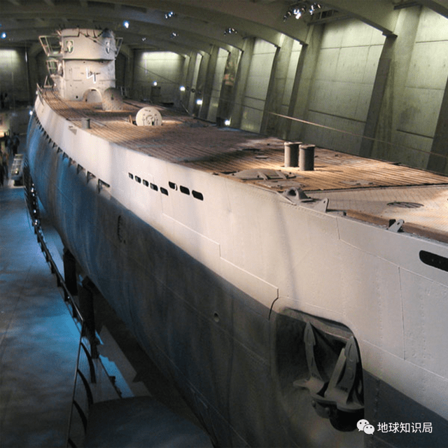 (u-505 , ixc型潜艇 图:wiki)▼纳粹德国在第二次世界大战期间建造的