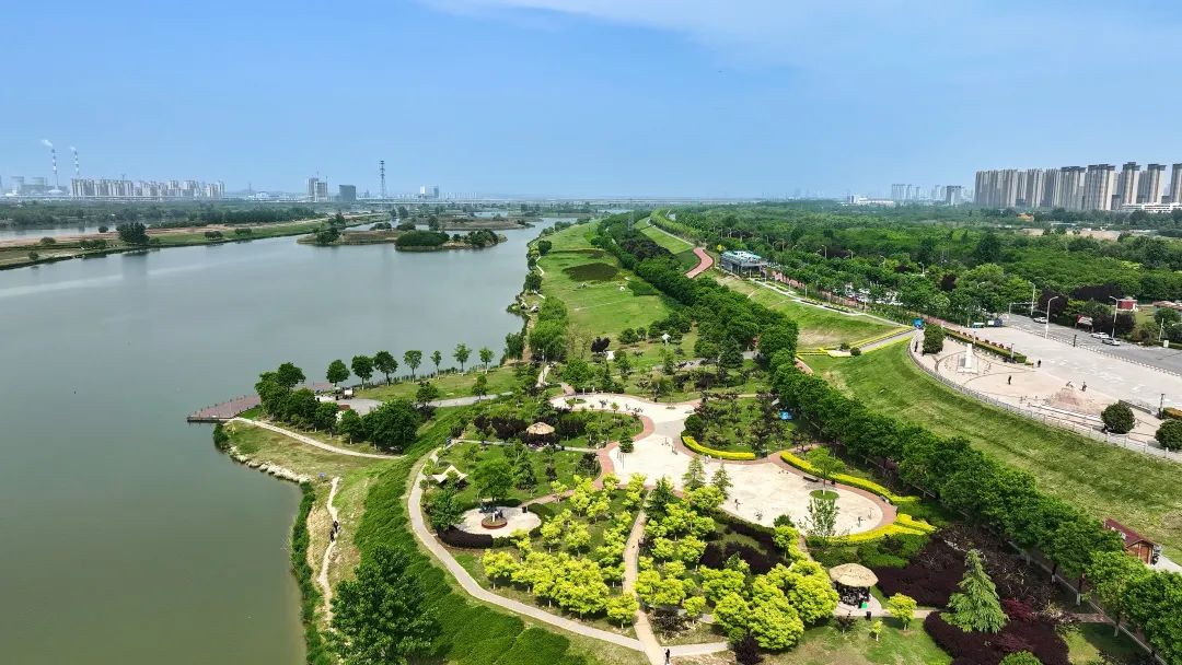 河堤路,紫薇湖,西安湖,渭河城市运动公园,文景山公园,幸福河生态公园