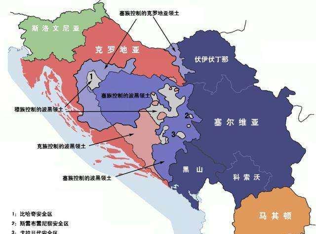 波黑地区,全称"波斯尼亚和黑塞哥维那".