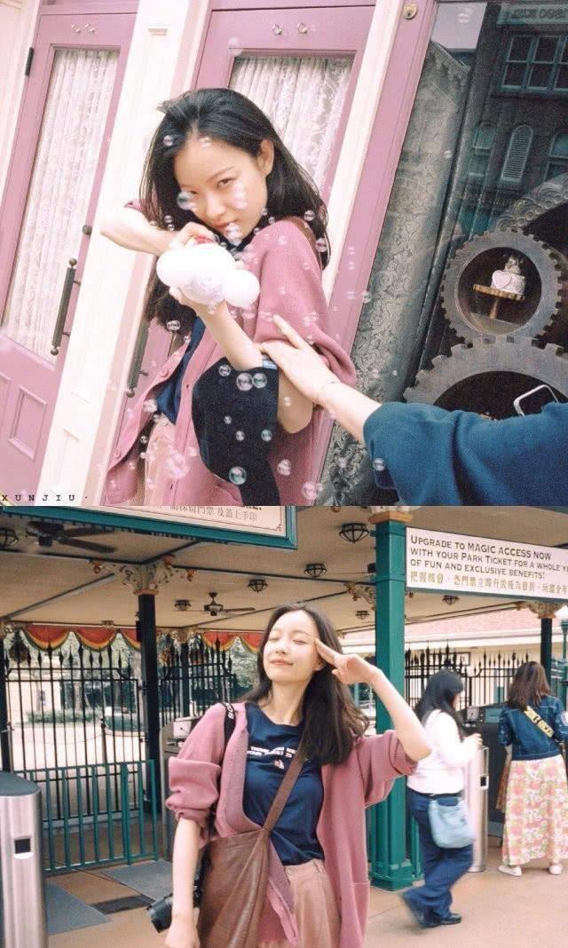 倪妮迪士尼表情秀,这也太可爱了!