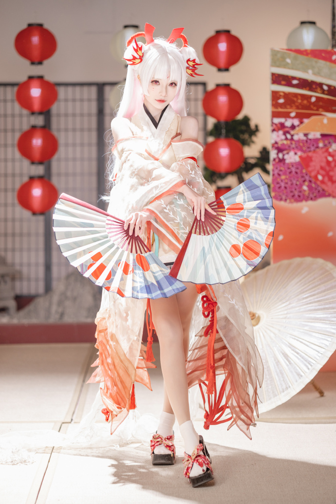 cos:决战平安京不知火cosplay正片9p-河野华_伊喵_白嫖_部落