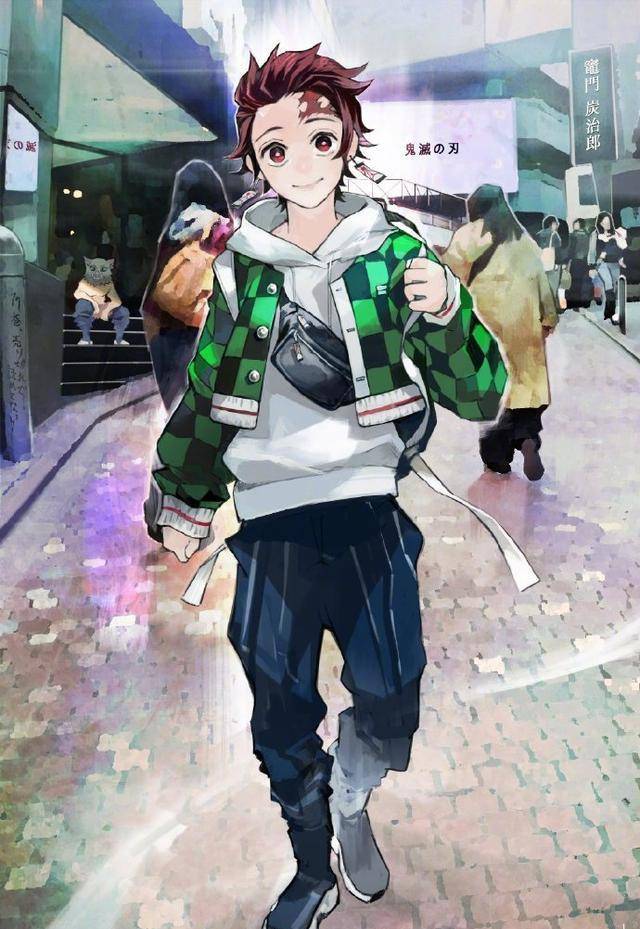 现代化风的鬼灭之刃又更新啦!大家快来一起找猪猪_同人_感觉_同志