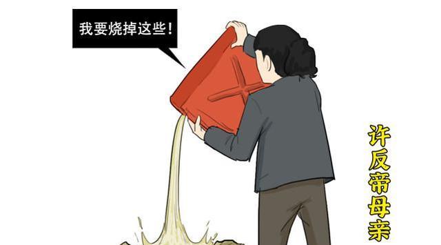 母亲惊人的举动许反帝得手后,曾将大批文物带回家中.