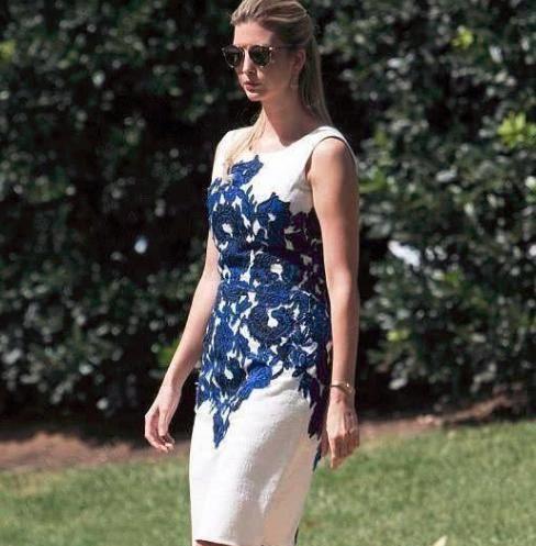 伊万卡超爱中国风,穿紧身改版旗袍竟然成了水桶腰_经典_味道_元素