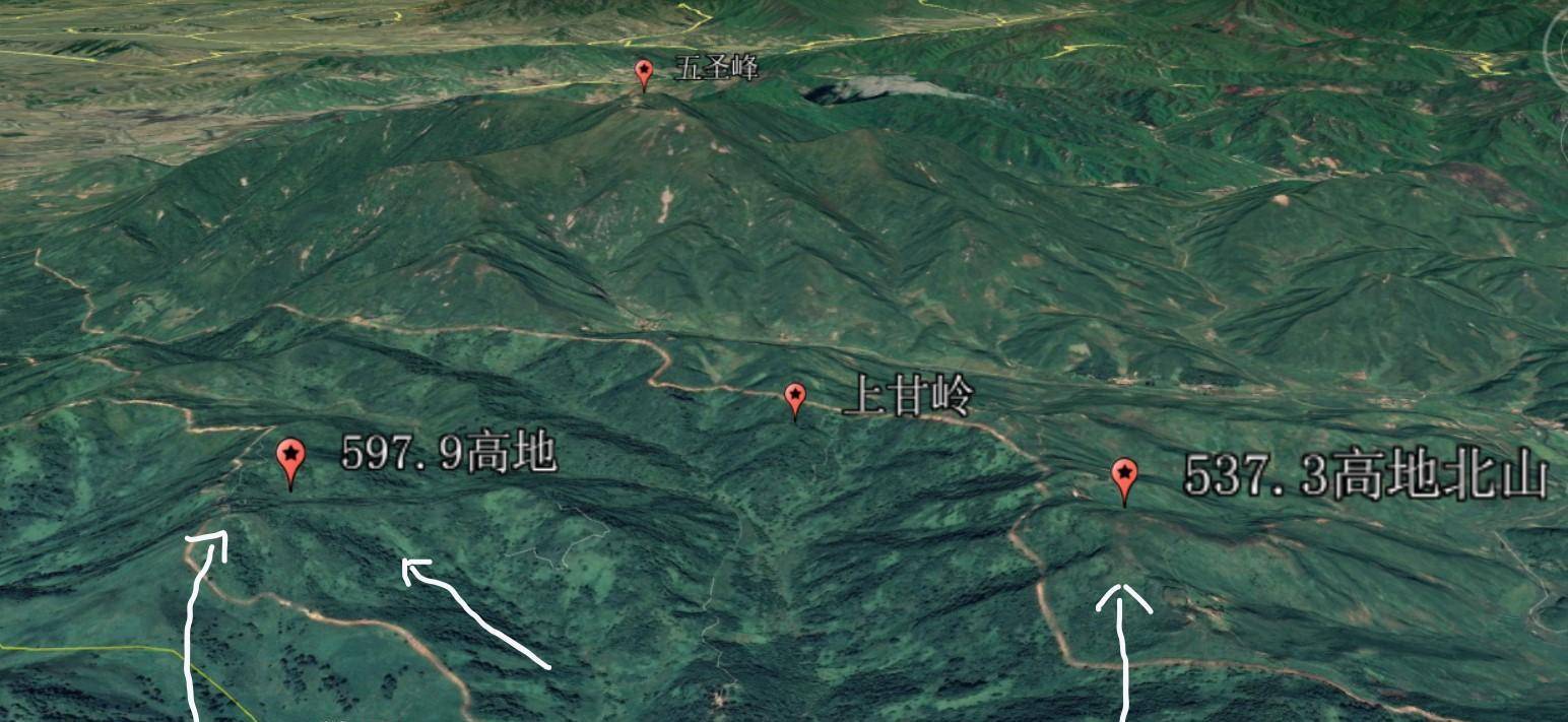 上甘岭地图位置图片