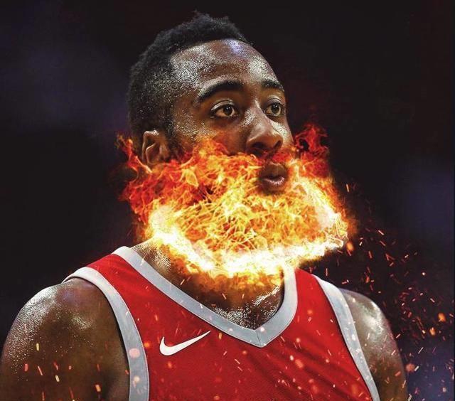 哈登:看我一个手势!_比赛_火箭_球迷