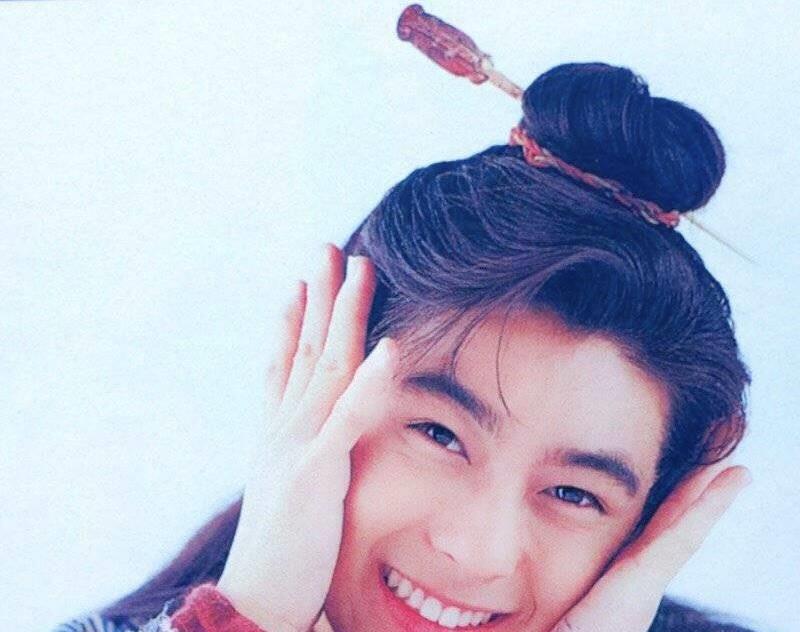 林志颖晒《天龙八部》旧照:原来段誉初见神仙姐姐的表情是这样的_王