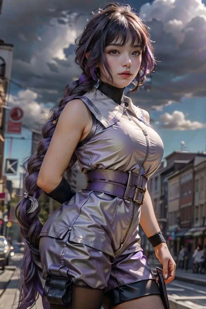 火影忍者博人传cos:笕堇美如画,与雏田气质相似,散发着仙女般魅力_总