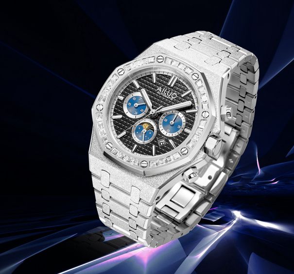 璀璨闪耀的艾诺霜金手表,很难不爱!_工艺_风格_表盘