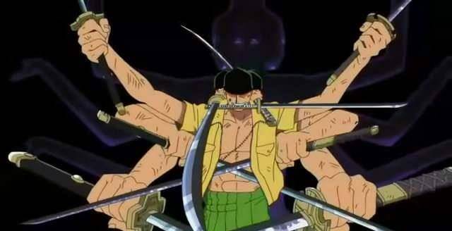 鹰眼的剑术,卡文迪许的剑术,索隆的剑术,简直是天壤之别_海贼王_不