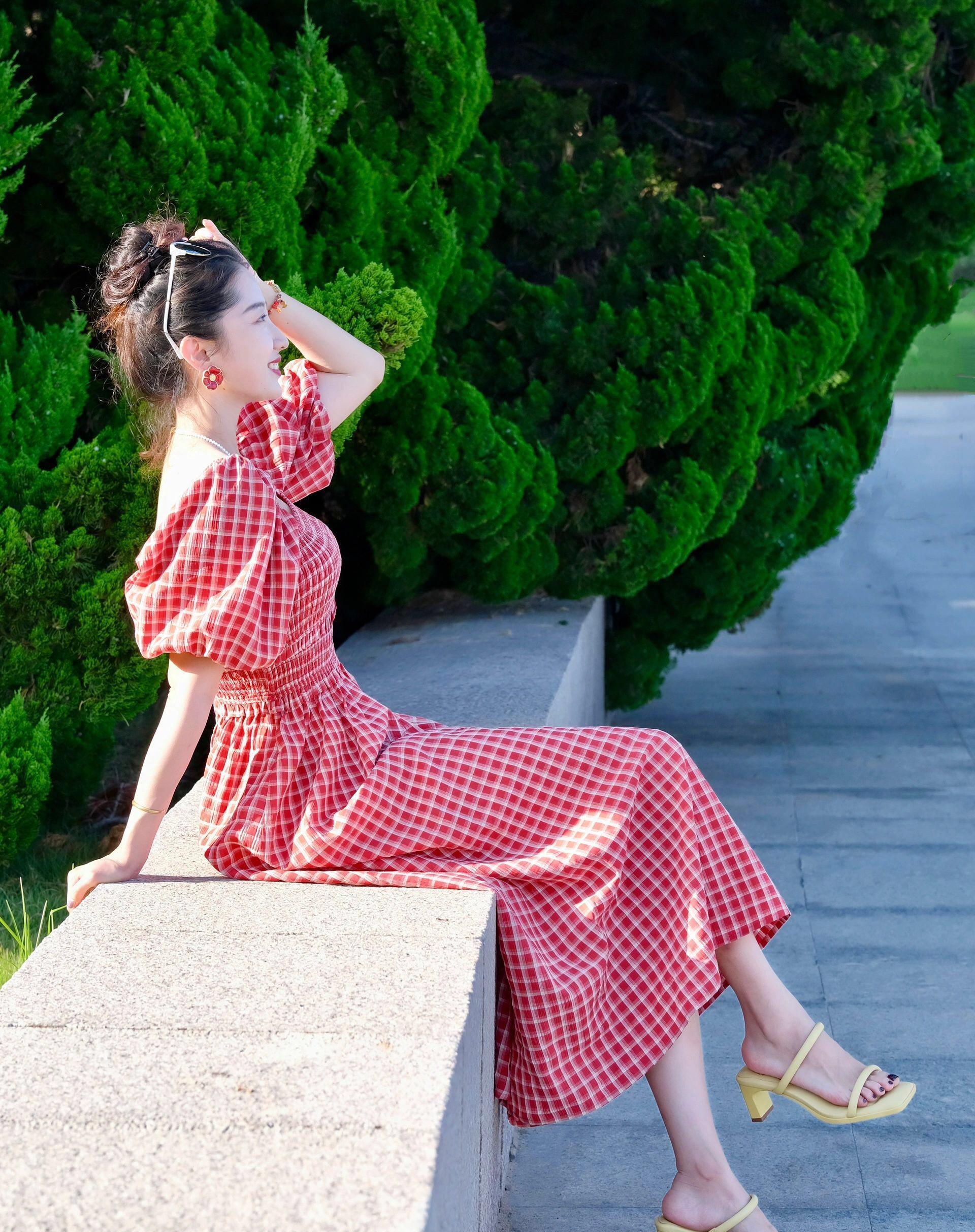 穿裙子拍照,各种漂亮简单的pose,提高出片率拍出美照_照片_姿势_线条