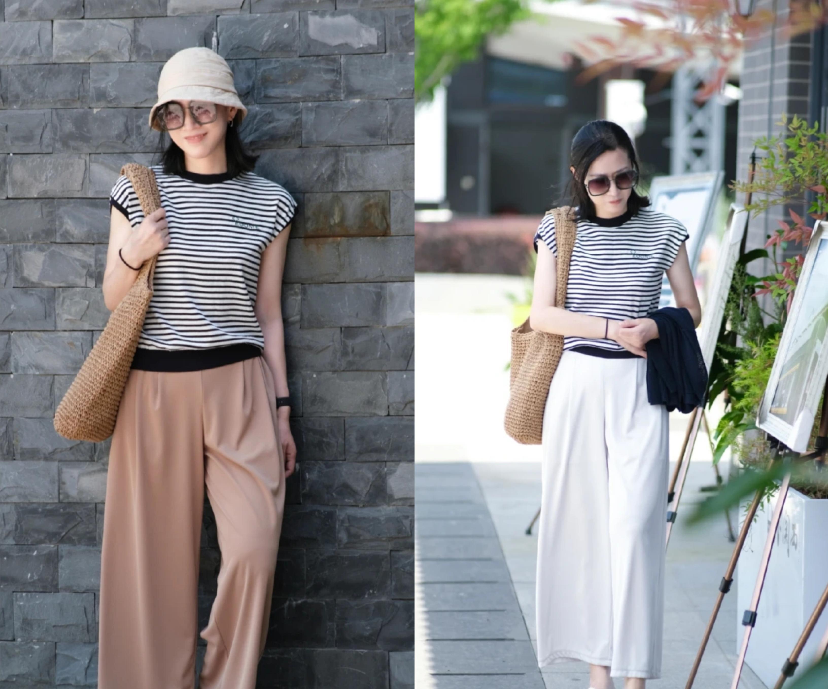 从他们优雅得体的着装就可以看出_裤子_颜色_女性