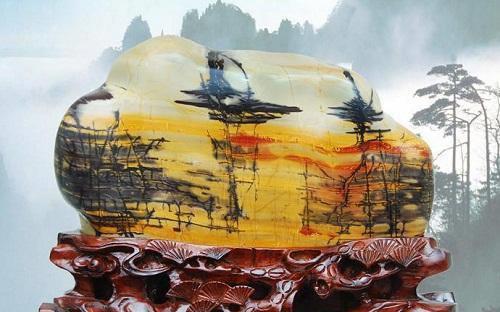 一颗彩石就是一幅画,乳源彩石其实是女娲补天所用的五彩石?