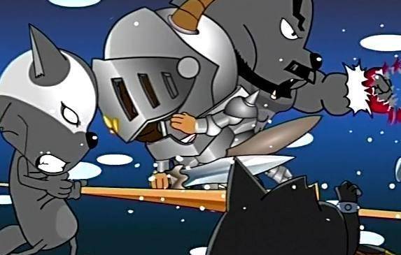 的七大饿狼和其他的狼群,因此威震天下,他的剑术是比西域刀羊还要强