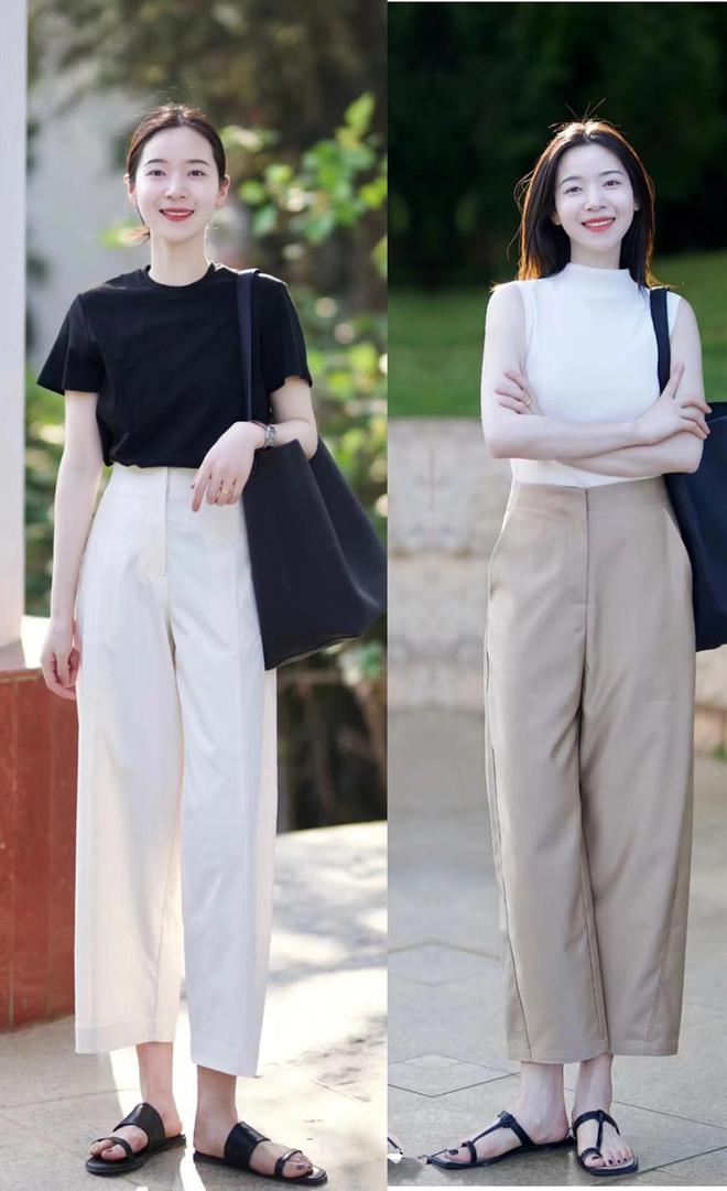 轻松,自在又高级的"简约风"穿搭,让你的夏日造型更出彩!_气质_线条_女