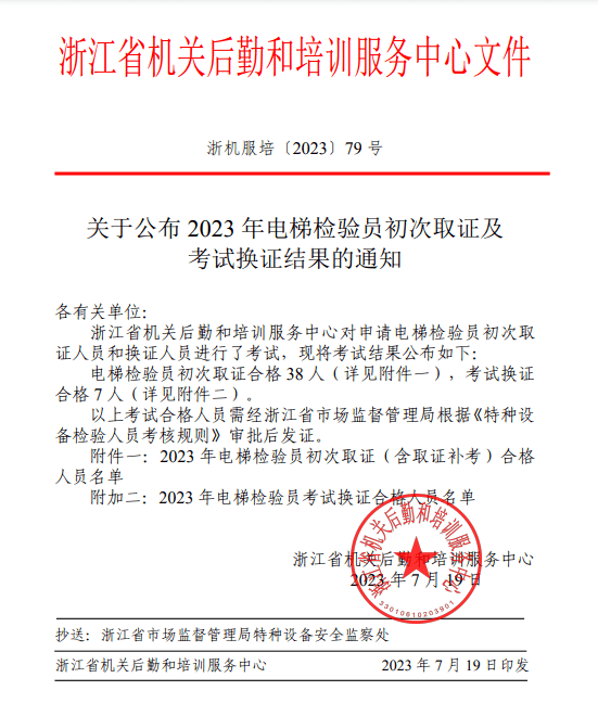 浙江省电梯检验员考试通过率创历史新低，通过率仅有12.5%