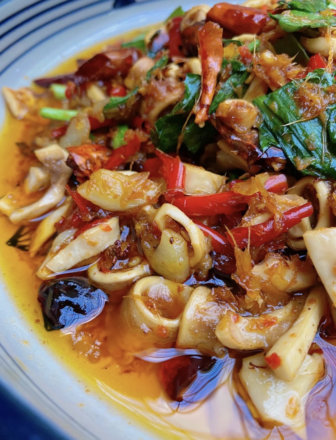 云南味|香辣爽脆的油呛黄喉_配料_香味_都让