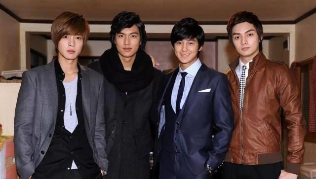 相当于我国f4,当时的火热程度可想而知了,具俊表(李敏镐)又是f4之首