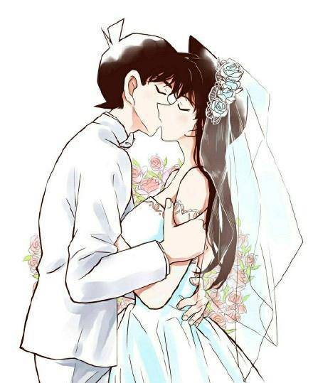 名侦探柯南:小兰新一世纪之吻再登热搜,网友:请你们立刻结婚!