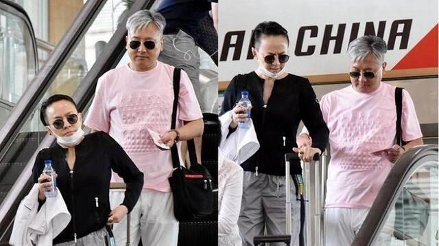 宋丹丹的超级发型可不止这一款,与儿子巴图的合影,大背头扎小辫,绝对