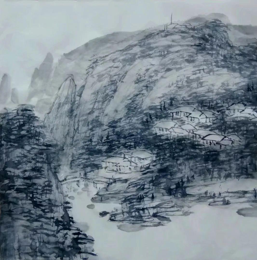 《书画南北方》心里的风景——许德仁中国画作品线上展_先生_荷花