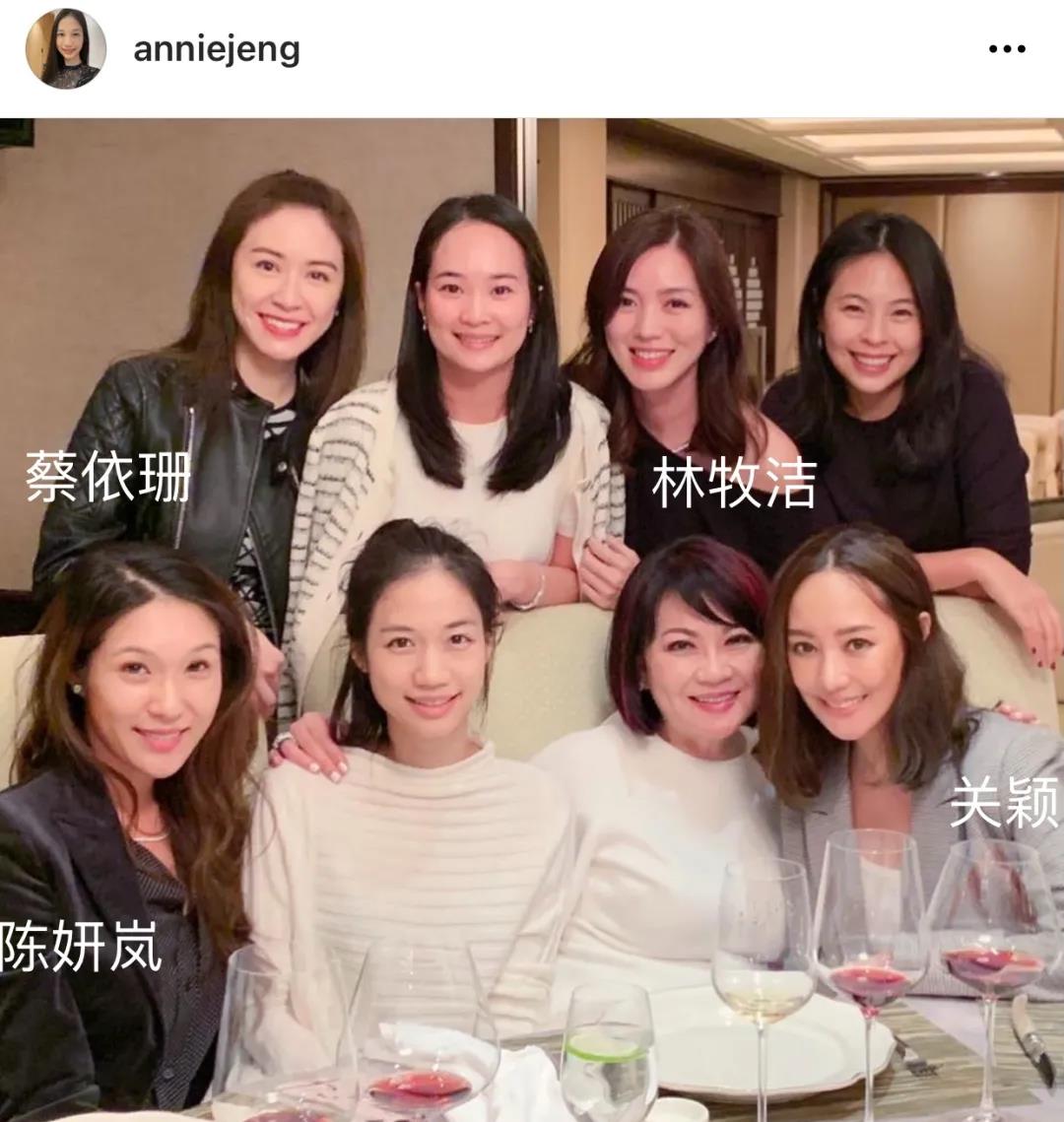 这张图里除了"红豆帮"的蔡依珊,林牧洁两姑嫂,"日盛帮"的关颖,左下角