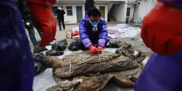 江苏泰州惊现明代不朽女尸,睫毛清晰可见_防腐_尸体_棺木