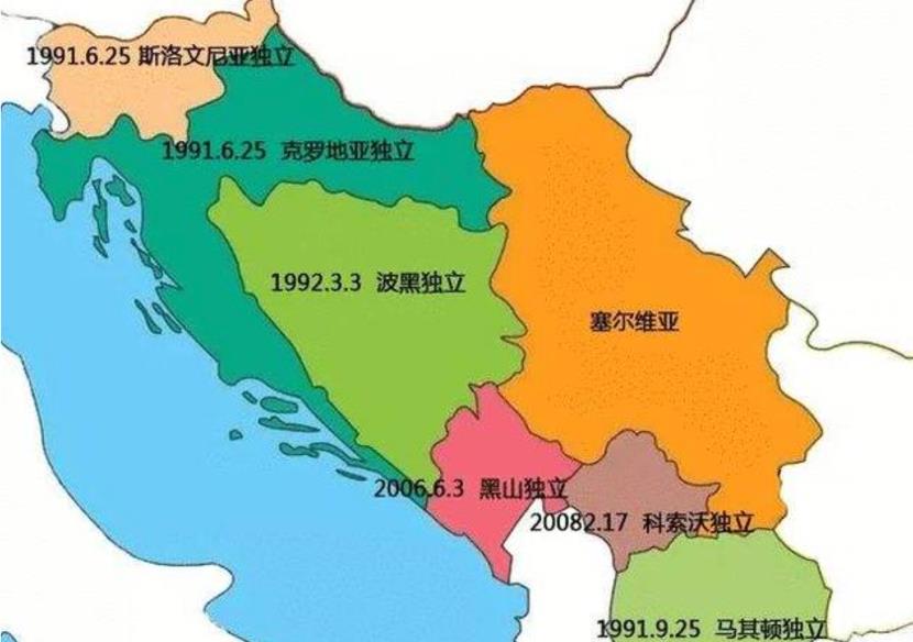 南斯拉夫:没有北约这个"欧洲搅屎棍",兄弟们一样会分开_塞尔维亚_统治