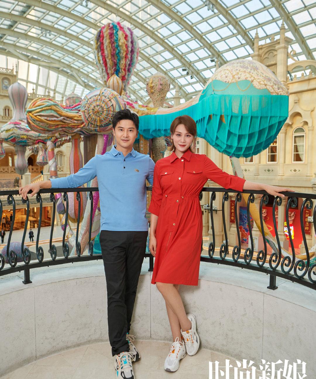 田亮叶一茜结婚14周年再拍婚纱照,如今4口之家俩人依旧甜蜜.