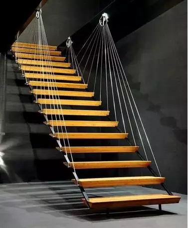 那些无扶手楼梯带来的痛,也只有这些设计能解决了_材质_护栏_栏杆