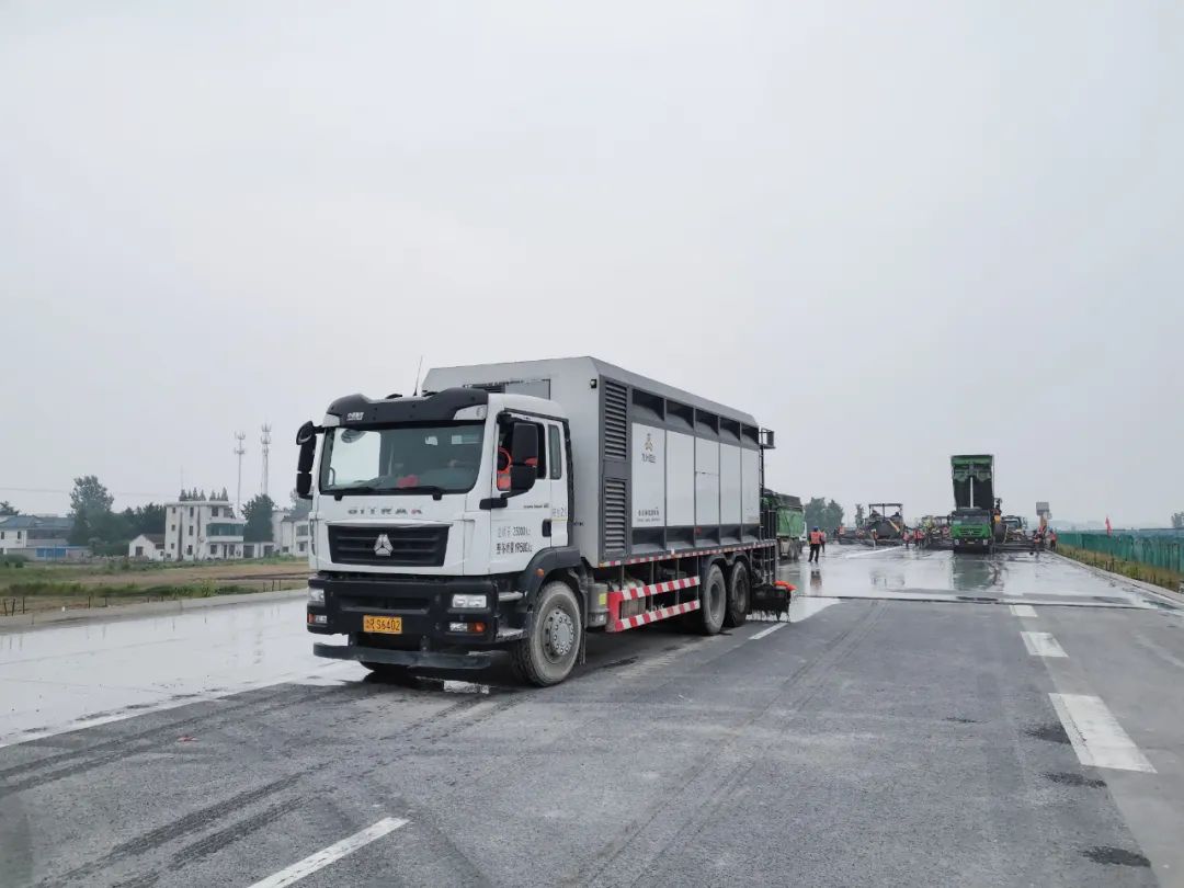 产品聚焦 ▏九州陆达水泥净浆洒布车助力沪陕高速施工_项目_高速公路