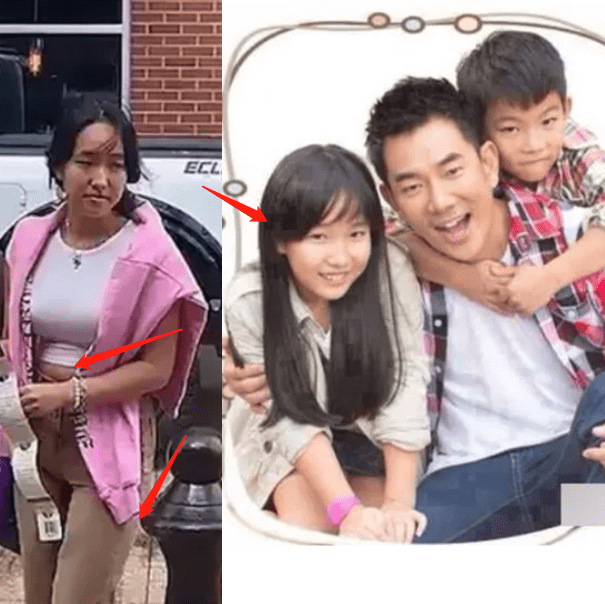 57岁任贤齐和妻子现身美国,18岁女儿在美读书,穿搭怪异长相随妈_妈妈