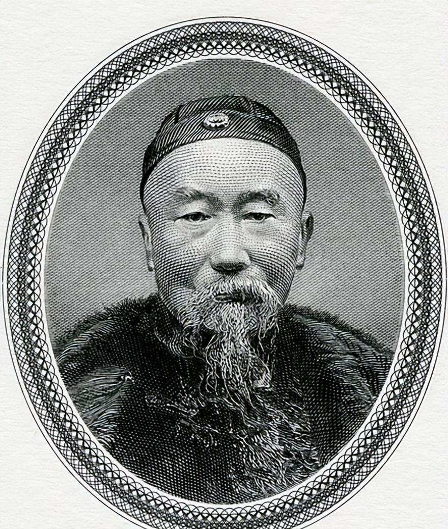 李鸿章在美国政府的肖像8月24日,李鸿章使团从伦敦启程前往美国.