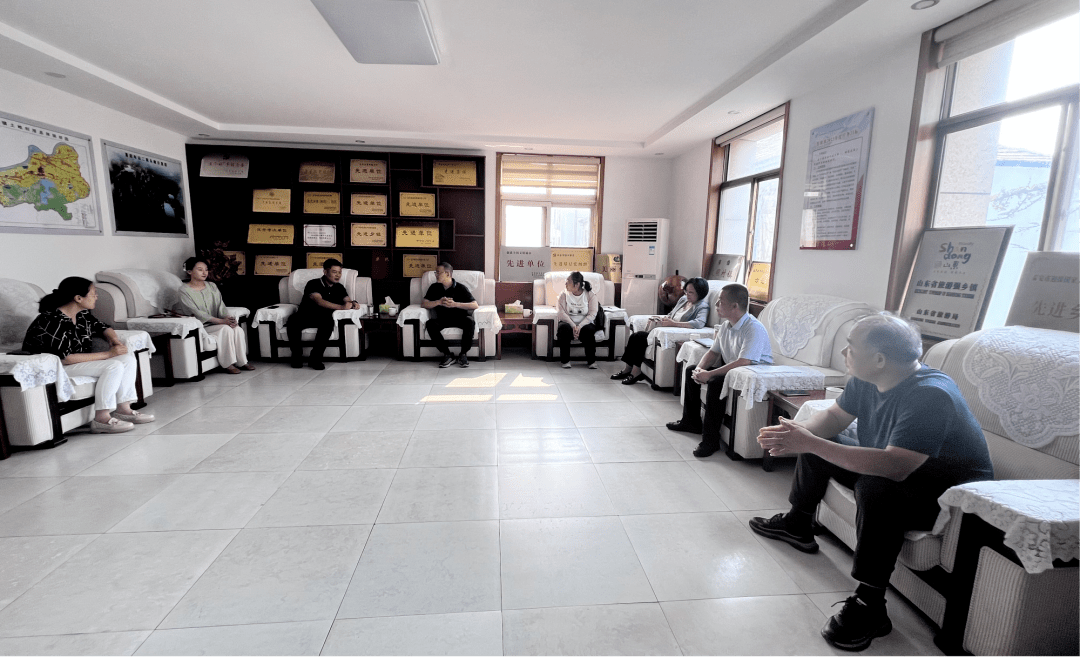 馆馆长,党支部书记闫晨一行到徂徕镇调研群众文化生活满意度提升工作