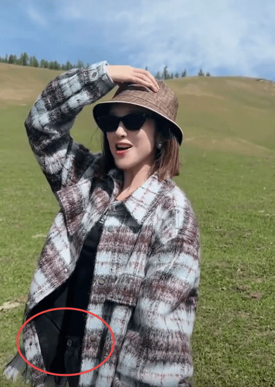 肚子隆起明显安全带系超松,被指像怀孕五六个月_网友_张若昀_女儿