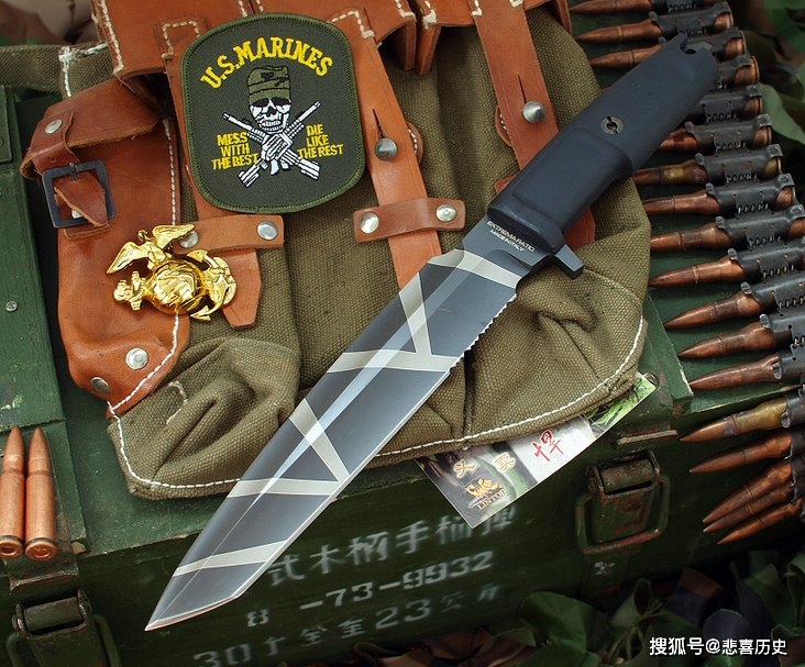 58 厘米 / 宽度:3.2厘米 / 产地:美国com战斗刀 / 材质