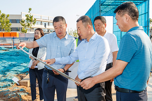 晋城市市长薛明耀调研城市道路和重点工程
