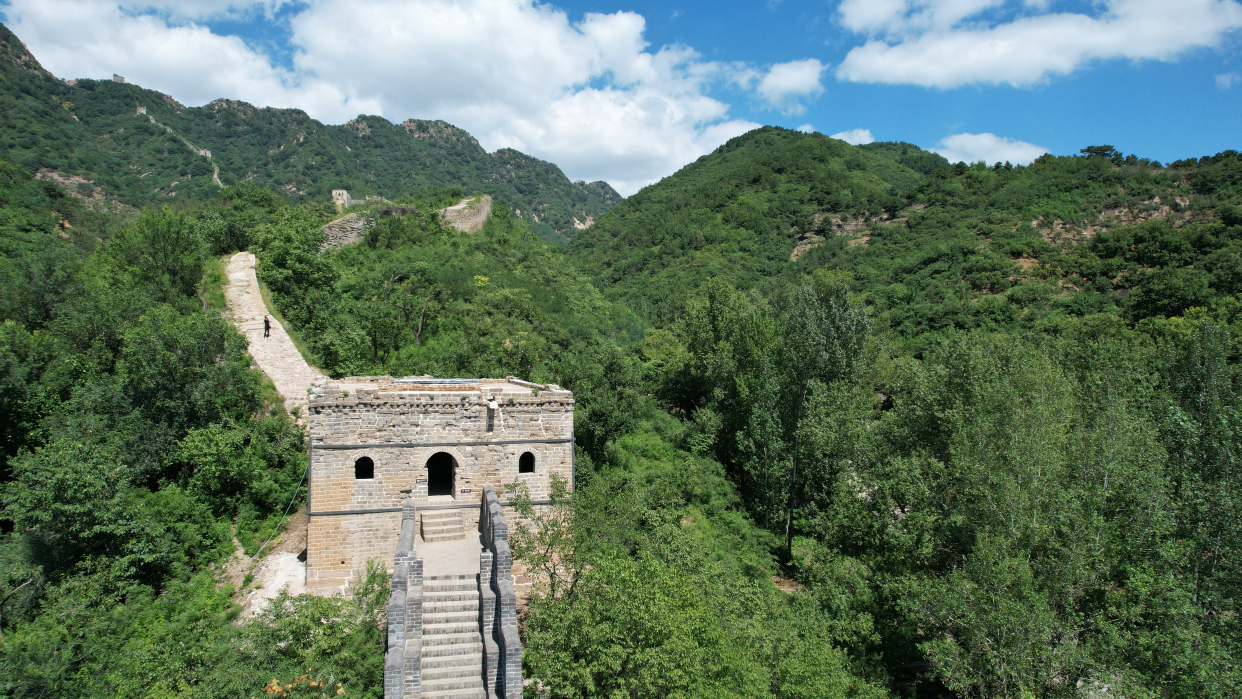 河北唐山迁西青山关景区初秋时节美景如画令人神往