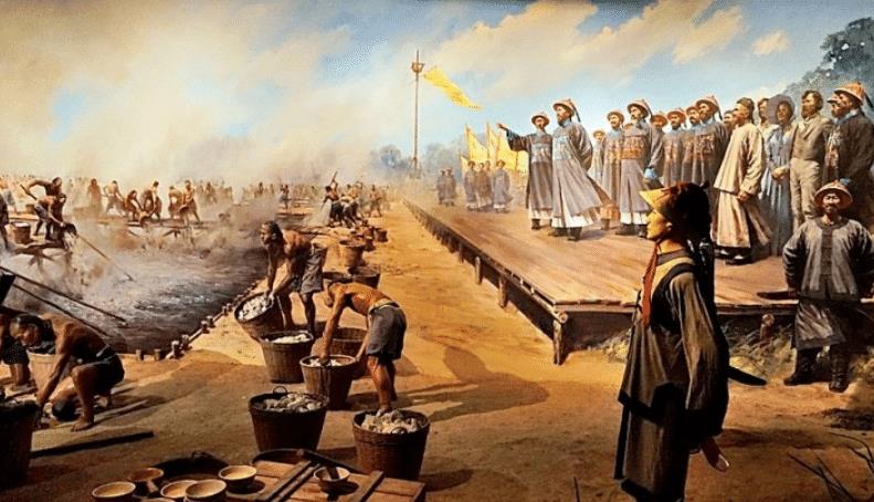 虽然林则徐虎门销烟一改清朝阮拓颓废形象,但最终也只能是杯水车薪.