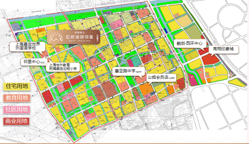 上海瑞虹新城规划图图片