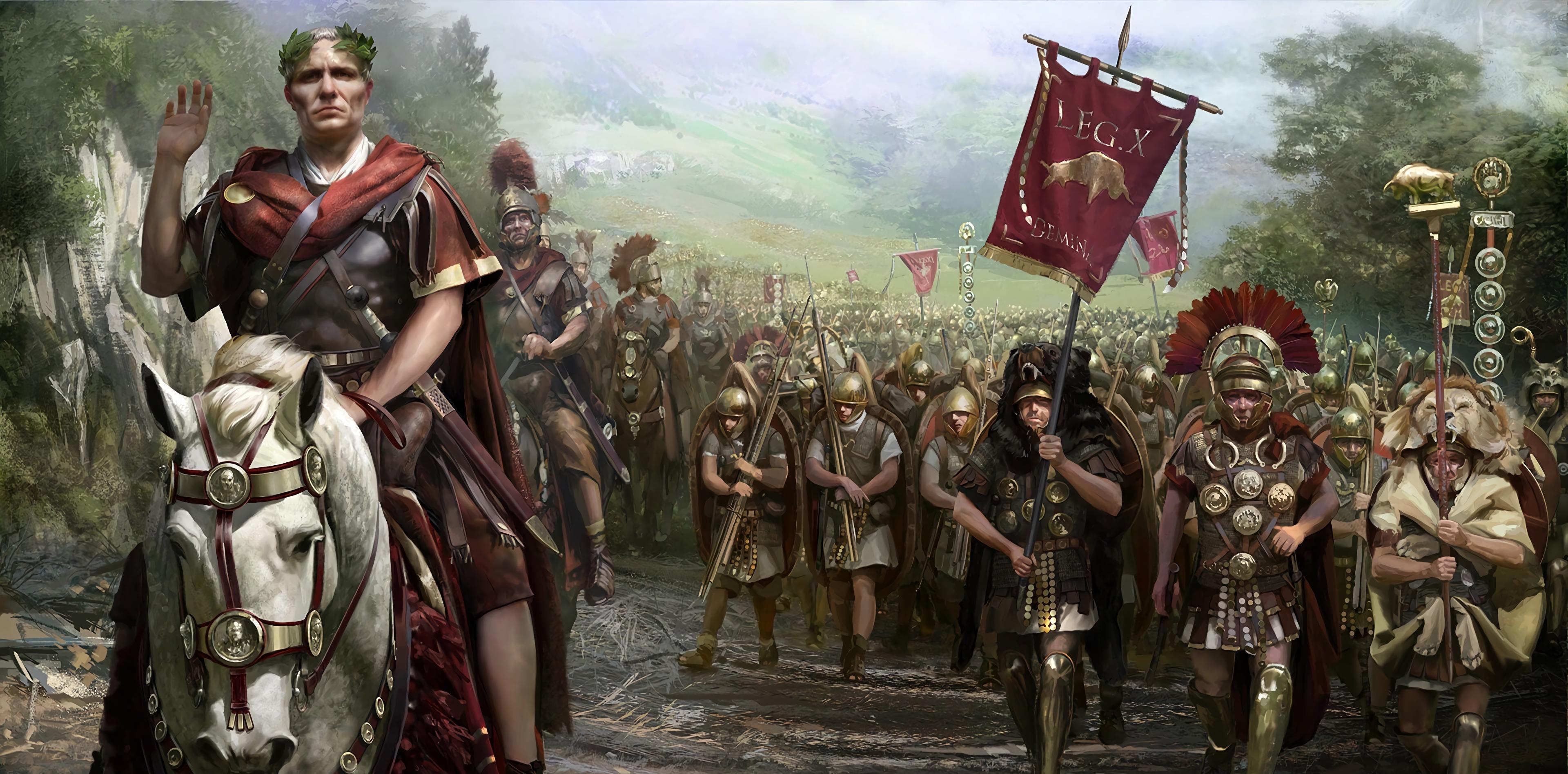 凯撒的进军作为罗马帝国前夕的共和国末期的两位顶级军事天才,凯撒与