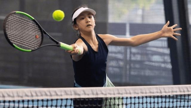 15岁森碟比父母都高,田亮女儿出息了!