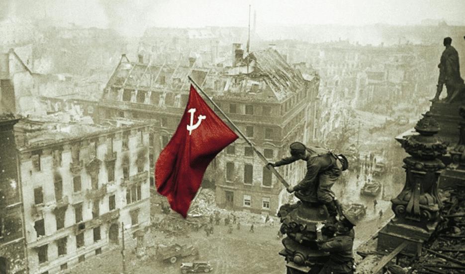 柏林战役插旗图片