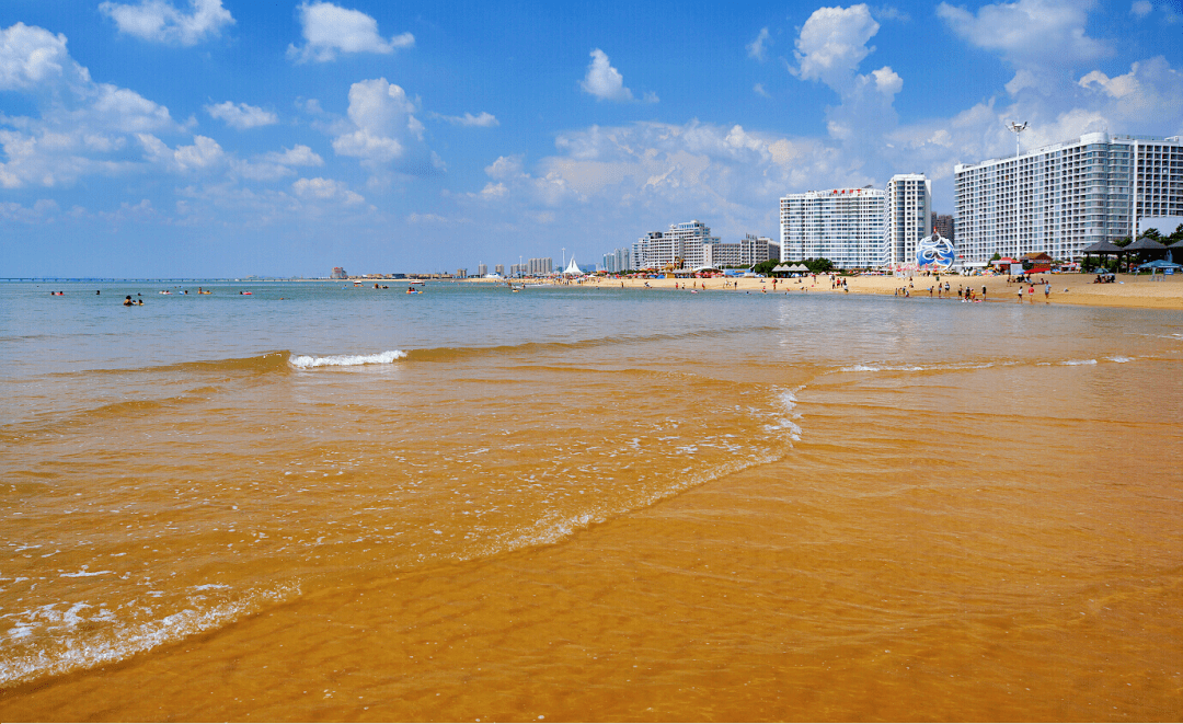 海阳金沙滩图片