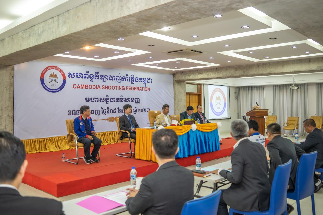 利鑫集團執行長出席柬埔寨射擊聯合會換屆大會